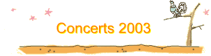 Concerts 2003